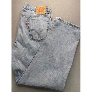 Vintage Levi Jeans Mens 34 Blue 560 Comfort Fit Denim Loose Tapered Leg 2006